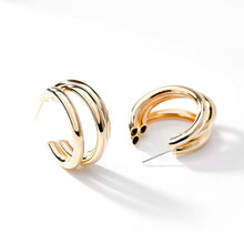 Load image into Gallery viewer, Kaylee triple hoop earrings