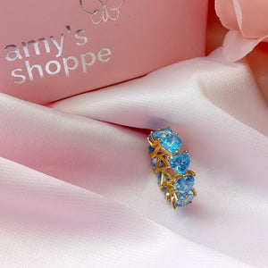 Corazon eternity ring (Gold Vermeil) - Amysshoppe.com