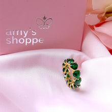 Load image into Gallery viewer, Corazon eternity ring (Gold Vermeil) - Amysshoppe.com