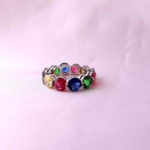 Arya round eternity ring - Amysshoppe.com