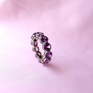 Arya round eternity ring - Amysshoppe.com