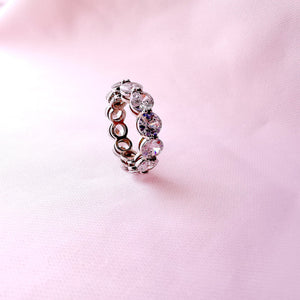 Arya round eternity ring - Amysshoppe.com