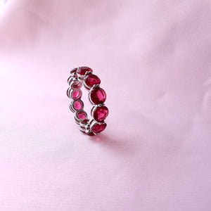 Arya round eternity ring - Amysshoppe.com