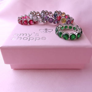 Arya round eternity ring - Amysshoppe.com