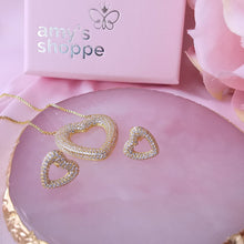 Load image into Gallery viewer, Annabelle earrings &amp; necklace set - Amysshoppe.com