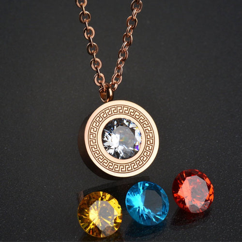 Kara necklace (interchangeable stones)