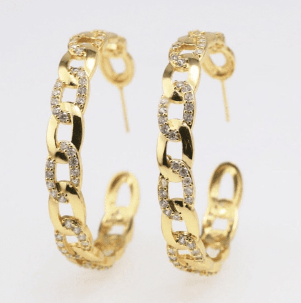 Angie hoop earrings - Amysshoppe.com