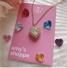 Load image into Gallery viewer, Amora Interchangeable stones necklace - Amysshoppe.com