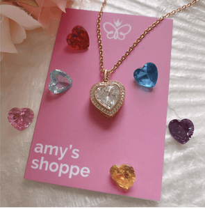 Amora Interchangeable stones necklace - Amysshoppe.com