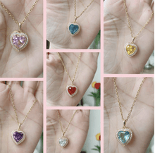 Load image into Gallery viewer, Amora Interchangeable stones necklace - Amysshoppe.com