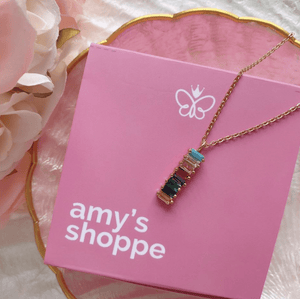 Paula rainbow necklace - Amysshoppe.com