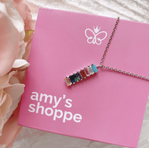 Paula rainbow necklace - Amysshoppe.com