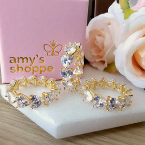 Corazon eternity ring (Gold Vermeil) - Amysshoppe.com